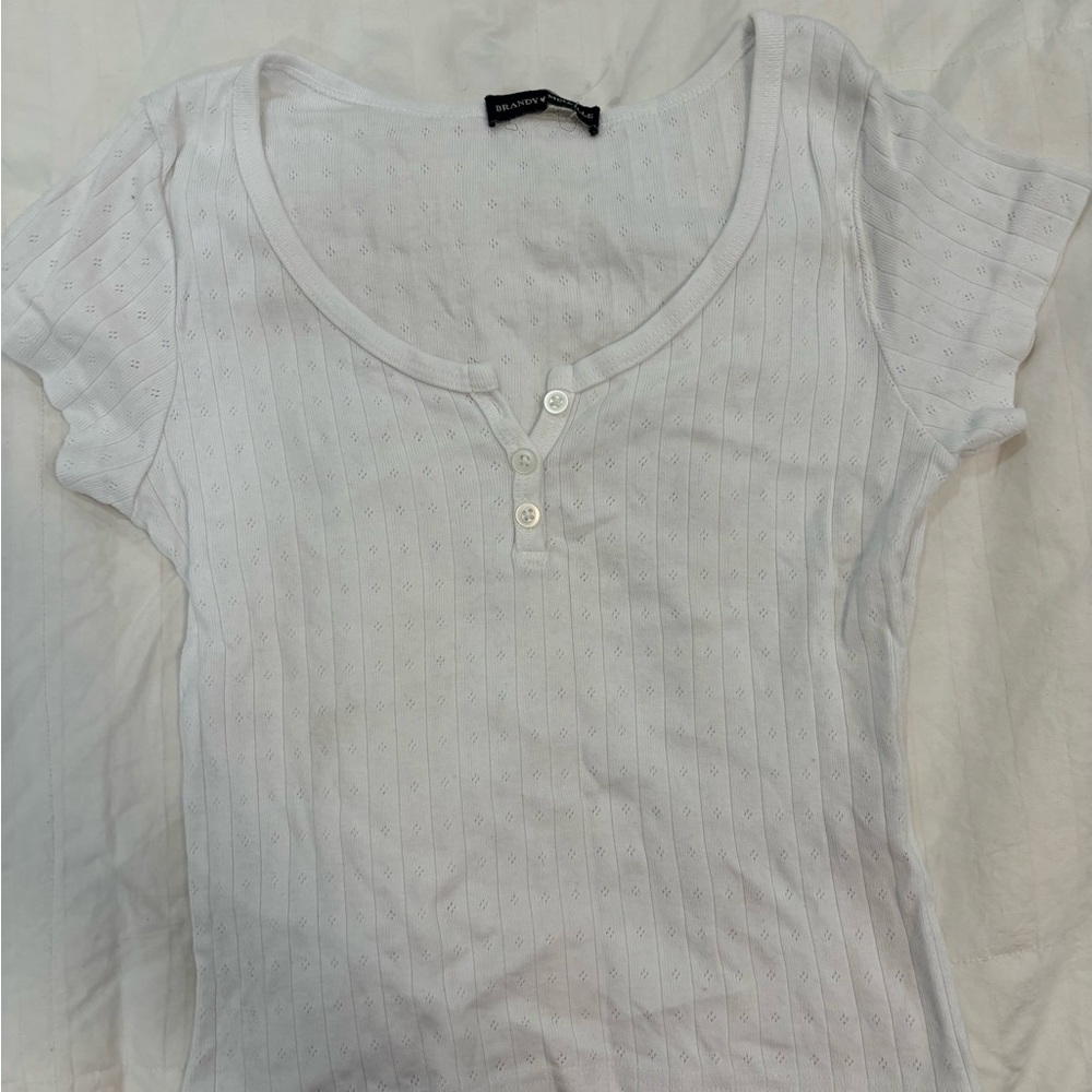 Zelly long eyelet top